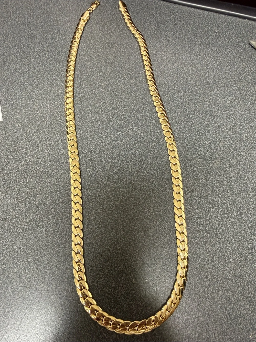 14K Gold-Filled Curb/Cuban Chain Necklace for Men - 24”
